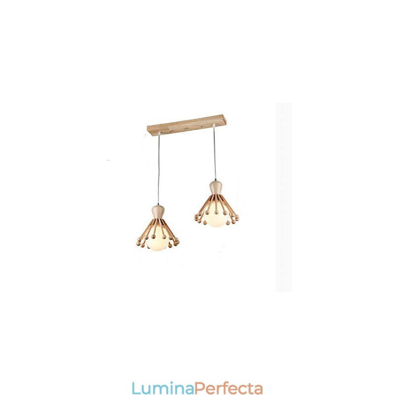 Candelabru din lemn de grădină Candelabru nordic simplu din lemn 2