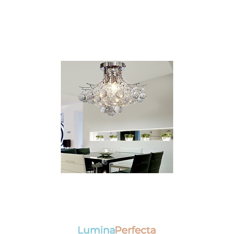 Candelabru Modern Cristal 3 Lumini