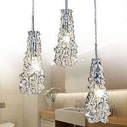 Candelabru Tradition Classic din sticla transparenta cu 3 lumini