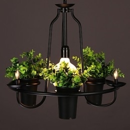 Lampă suspendată cu design decorativ modern și contemporan (nu include plante)