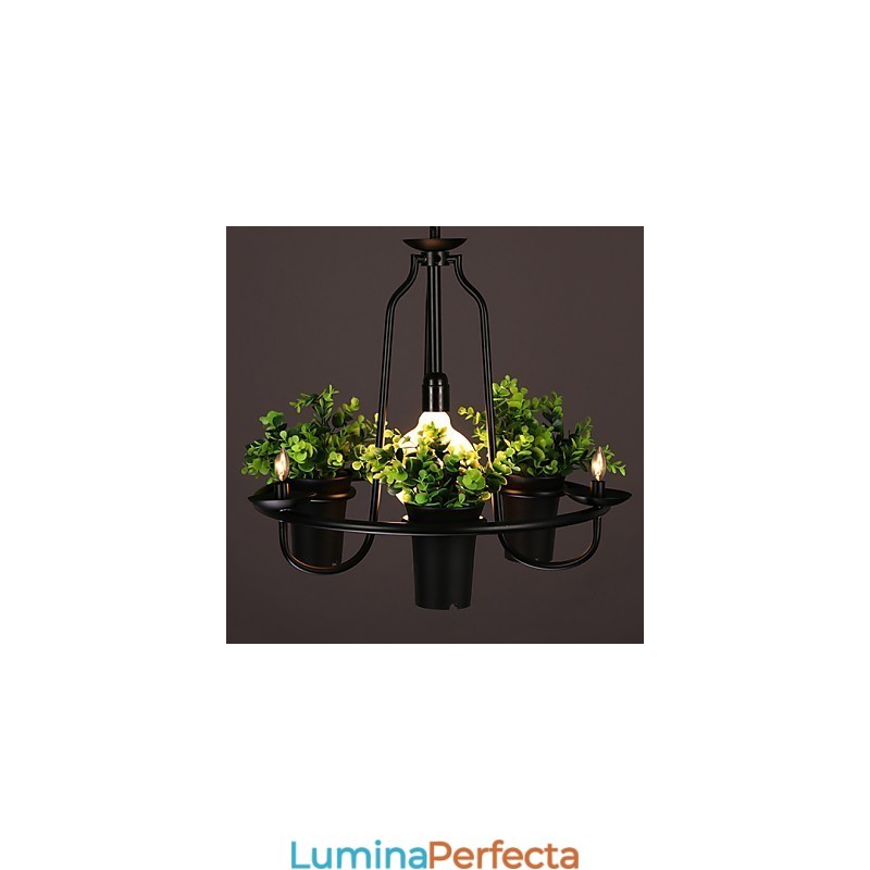 Lampă suspendată cu design decorativ modern și contemporan (nu include plante)