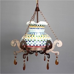 Candelabru vintage cu un singur loc Pastoral Artă Industrială
