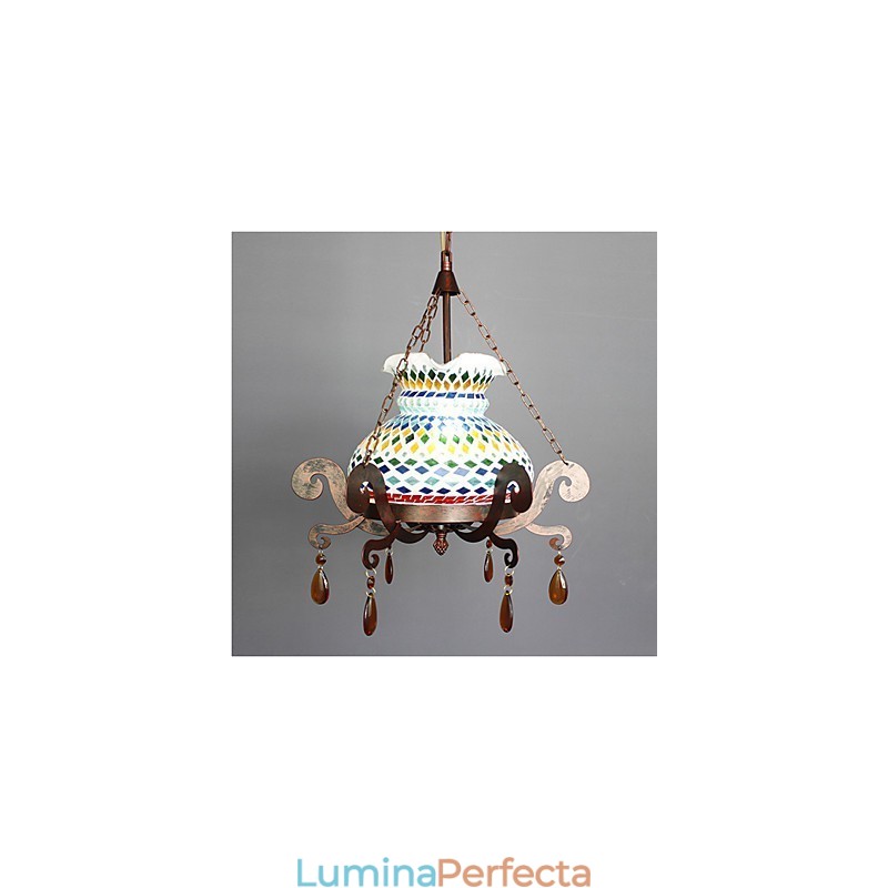 Candelabru vintage cu un singur loc Pastoral Artă Industrială