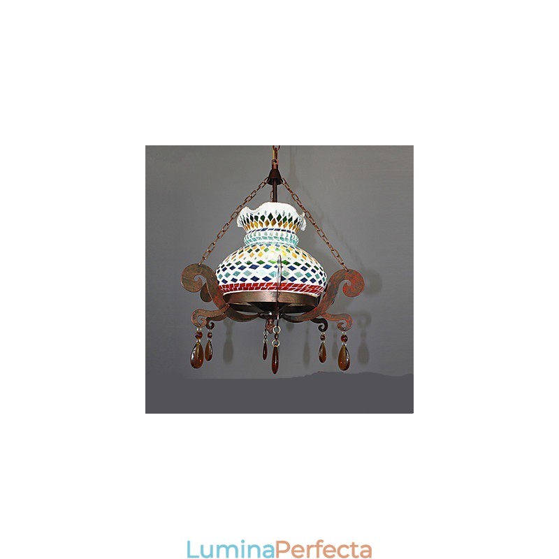 Candelabru vintage cu un singur loc Pastoral Artă Industrială
