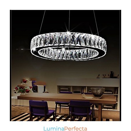 Lumini candelabru de cristal Iluminat Inele unice moderne K9 Corpuri mari de plafon pentru interior din cristal Lumini candelabru de cristal Iluminat Inele unice moderne K9 Corpuri mari de plafon pentru interior din cristal