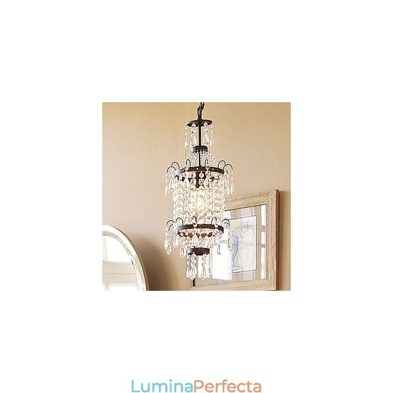 Lumină suspendată de cristal