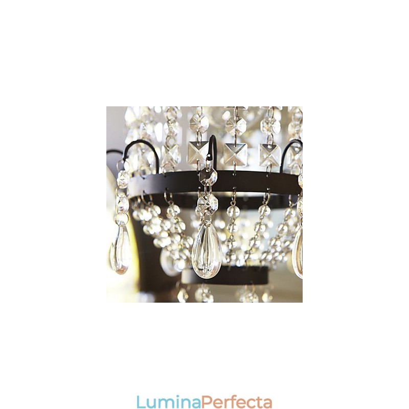 Lumină suspendată de cristal