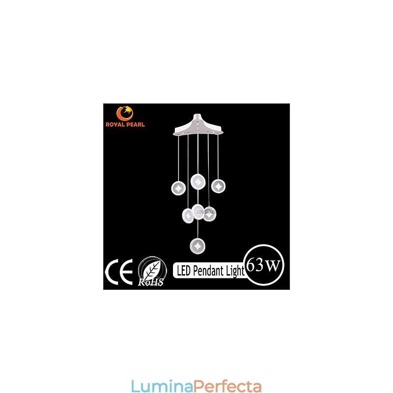 Lampă suspendată 63W Iluminat decorativ modern pentru casă