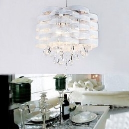 Lampă elegantă cu pandantiv din cristal cu 3 lumini