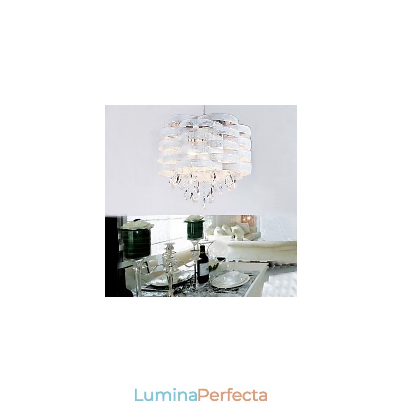 Lampă elegantă cu pandantiv din cristal cu 3 lumini
