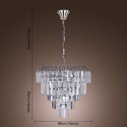 Candelabru de cristal luxuriant