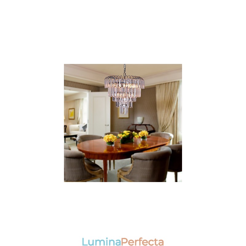 Candelabru de cristal luxuriant