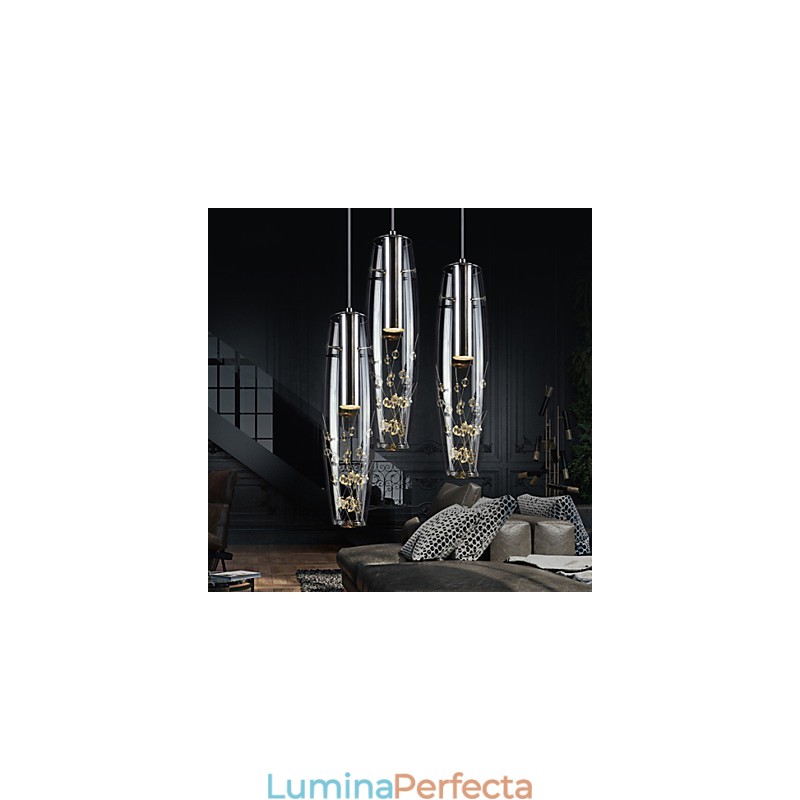 Lampă suspendată din metal galvanizat în stil mini modern și contemporan pentru copii