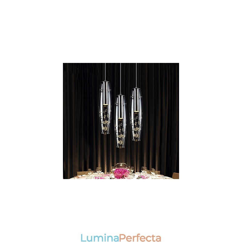 Lampă suspendată din metal galvanizat în stil mini modern și contemporan pentru copii