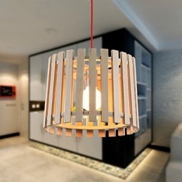 Lampe suspendate Mini stil modern contemporan din lemn
