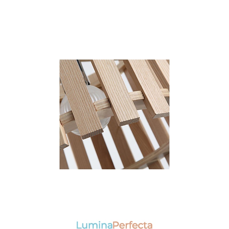 Lampe suspendate Mini stil modern contemporan din lemn