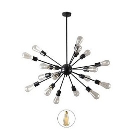 Lampă suspendată modernă cu 20 de lumini, cu caracteristică radială
