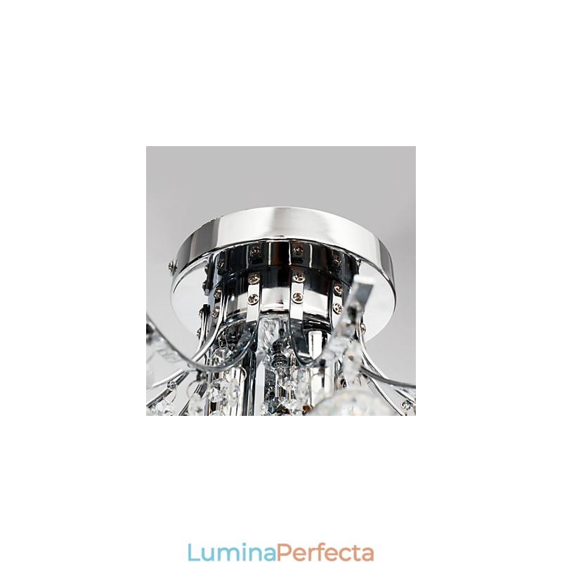 Candelabru Modern Cristal 3 Lumini