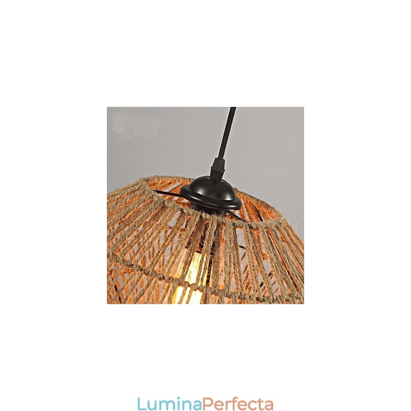 Candelabru din frânghie țesut manual Americange