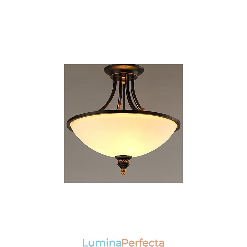 Candelabru din metal galvanizat în stil mini modern și contemporan