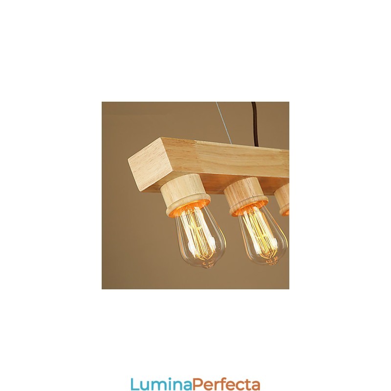 Lampe suspendate Country Wood Bamboo