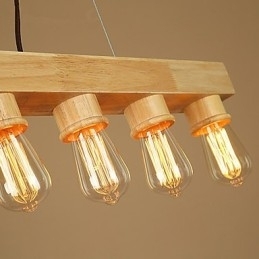 Lampe suspendate Country Wood Bamboo