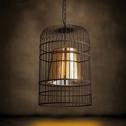 Candelabru Rustic Lodge Drum Metal