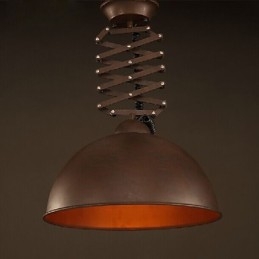 Abajur Negru Fier Forjat Candelabru Flexibil Depozit Industrial Abajur Capac Cafenea Candelabru