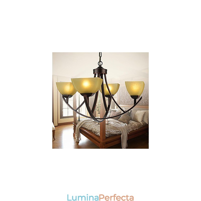 Candelabru 4 Lumini Tradițional Clasic Vintage Metal