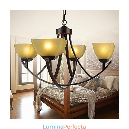 Candelabru 4 Lumini Tradițional Clasic Vintage Metal