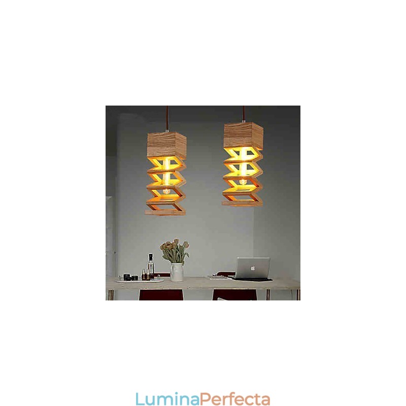 Lampe suspendate Country Wood Bamboo
