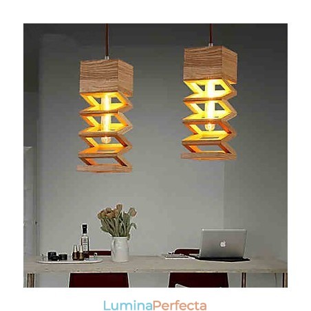 Lampe suspendate Country Wood Bamboo Lampe suspendate Country Wood Bamboo