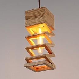 Lampe suspendate Country Wood Bamboo