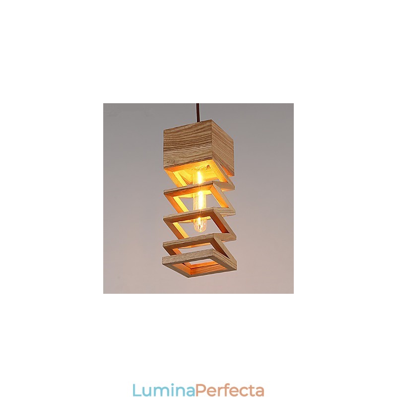 Lampe suspendate Country Wood Bamboo