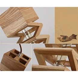 Lampe suspendate Country Wood Bamboo