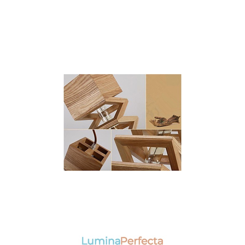 Lampe suspendate Country Wood Bamboo