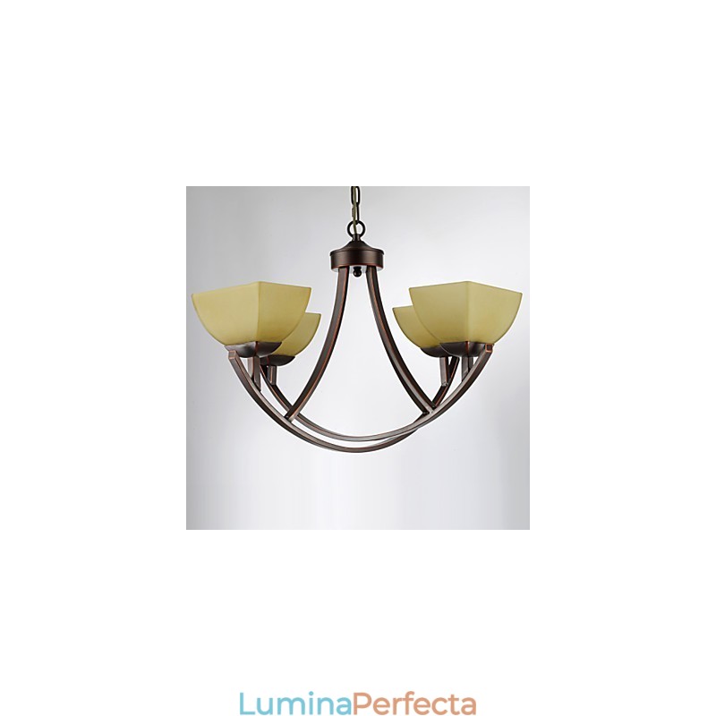 Candelabru 4 Lumini Tradițional Clasic Vintage Metal