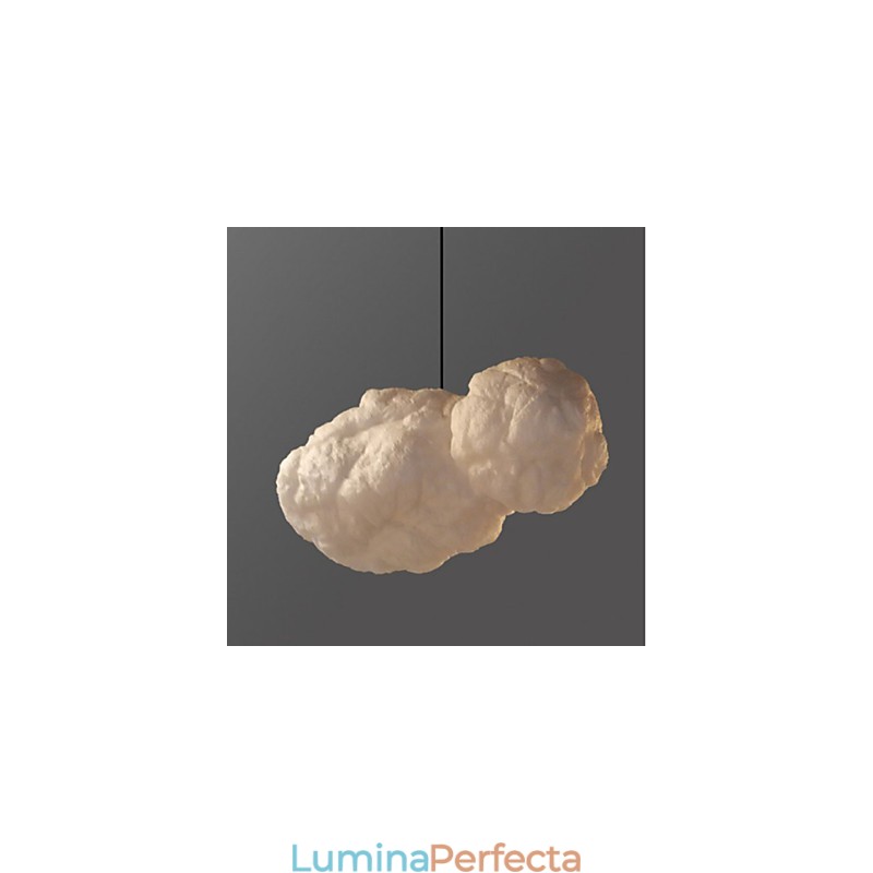 Lampă din bumbac pandantiv Leisure Cloud