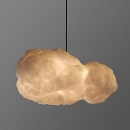 Lampă din bumbac pandantiv Leisure Cloud