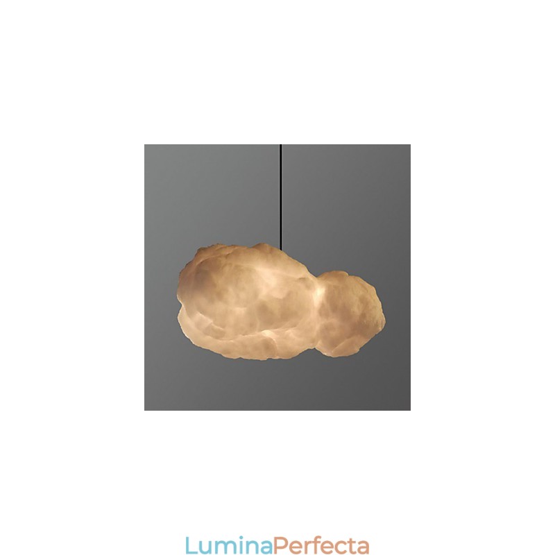 Lampă din bumbac pandantiv Leisure Cloud