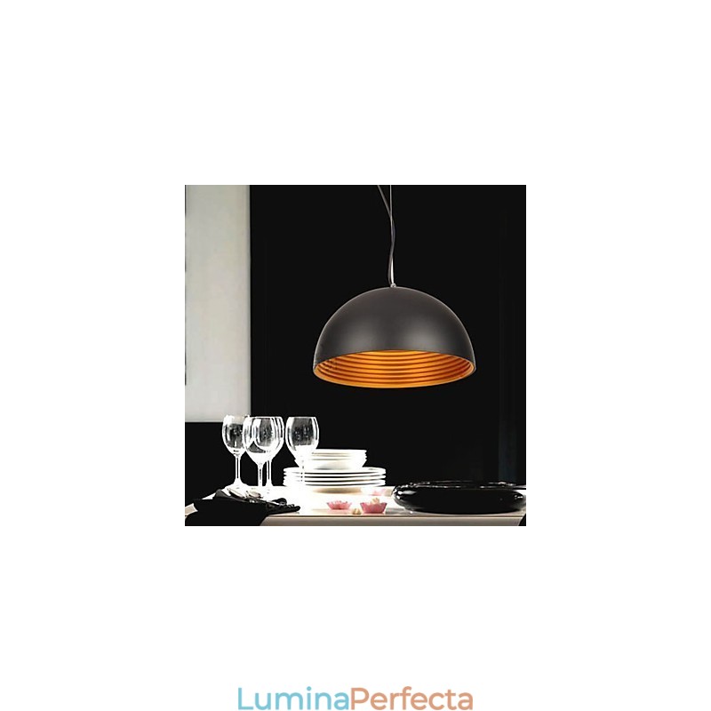 Lampă suspendată cu pictură modernă contemporană retro bol mini stil