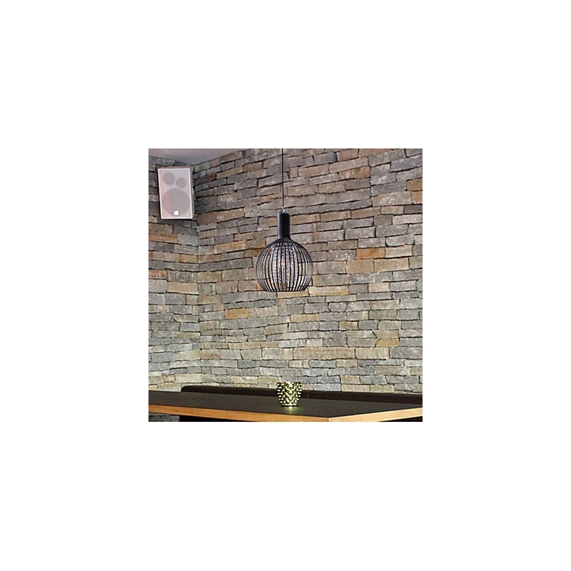 Lampă suspendată galvanizată, modernă, contemporană, din cristal