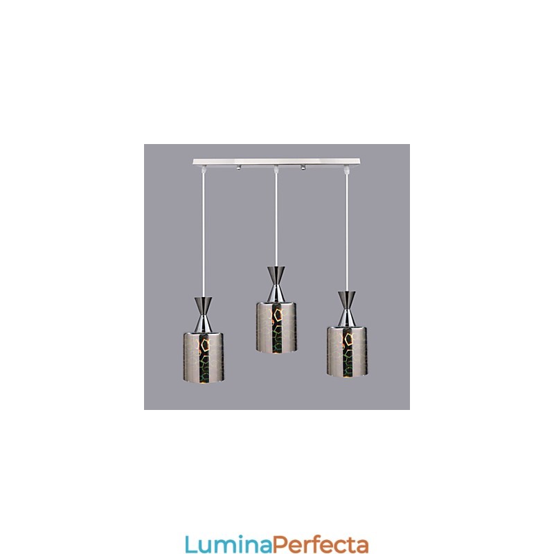 Gravura laser de vis Lampa cromata 3 Drept
