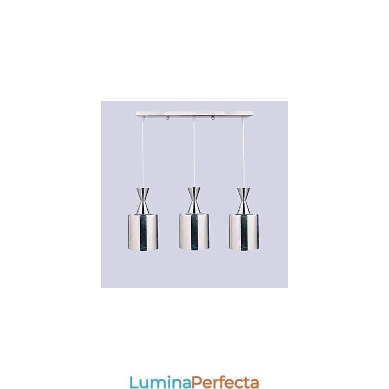 Gravura laser de vis Lampa cromata 3 Drept