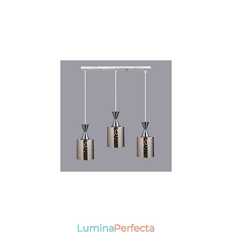 Gravura laser de vis Lampa placata cu crom 3 Drept
