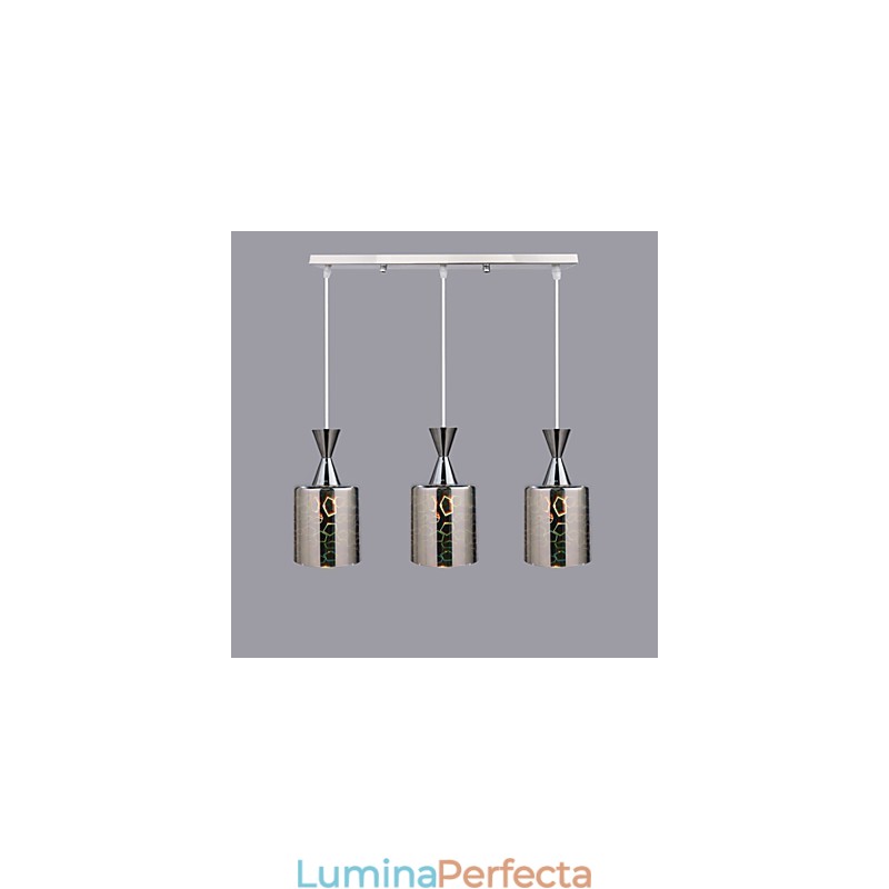 Gravura laser de vis Lampa placata cu crom 3 Drept