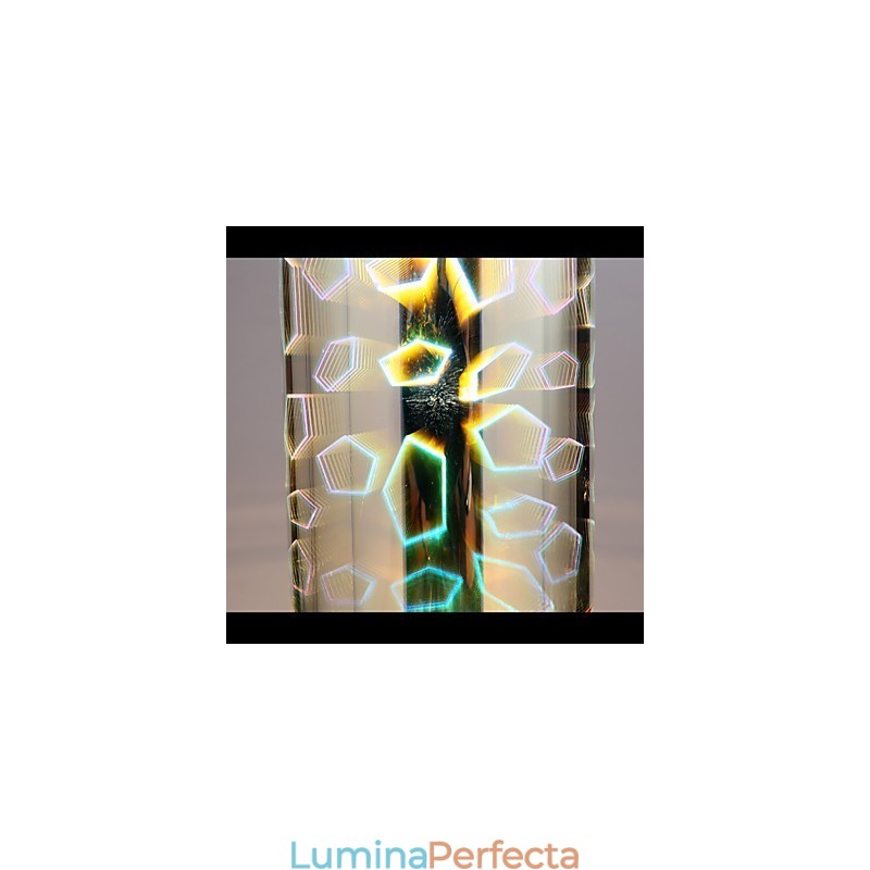 Gravura laser de vis Lampa placata cu crom 3 Drept