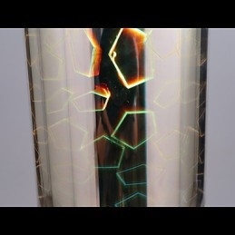 Gravura laser de vis Lampa placata cu crom 3 Drept