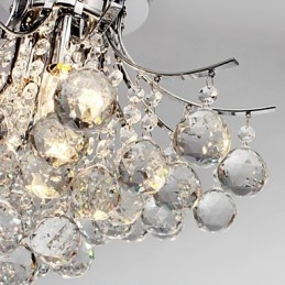 Candelabru Modern Cristal 3 Lumini