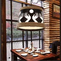 Canepa American Retro Cafe Candelabru Pastoral Simplu